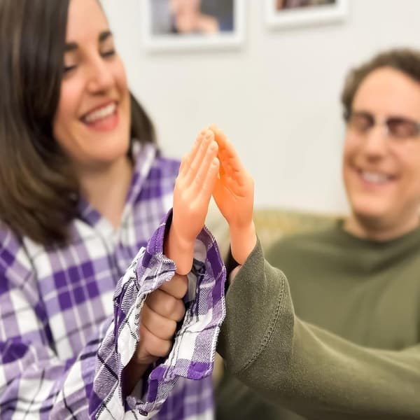 Mini Hands (1 Pair) - Original Mini Tiny Hand Puppet - Make Anyone Laugh - Fun for Friends and Family