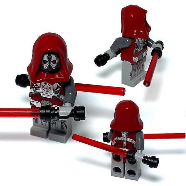 Gamle Republikk Tilpassede Lego Sith Empire Minifigurer Darth Revan Sith Lord Siths
