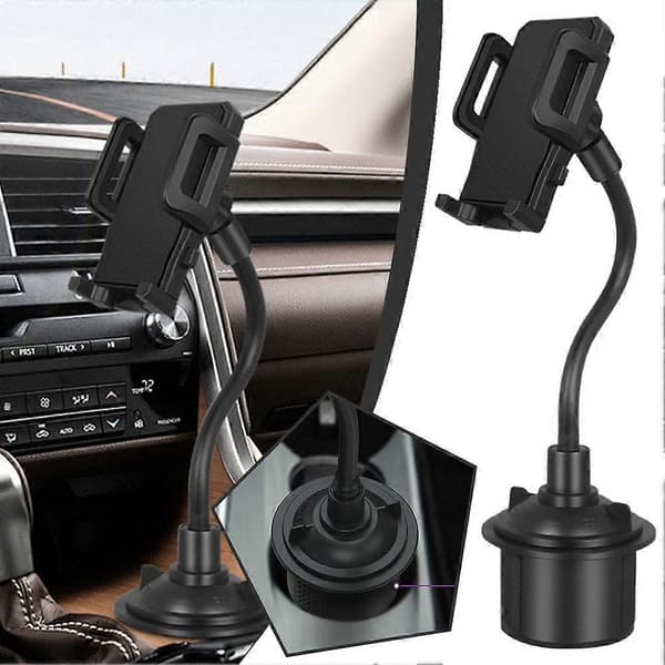 Flexview Automaattinen mukiteline puhelinteline autoon, täysin säädettävä