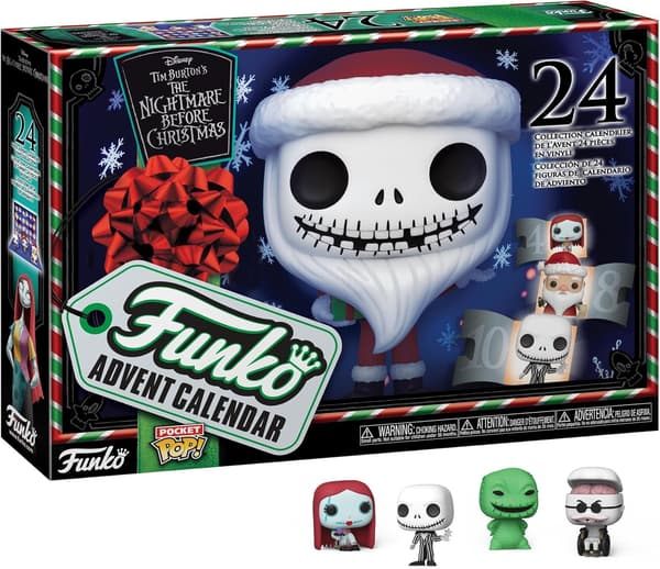 Julekalender: The Nightmare Before Christmas - 24 Pocket Pop! Vinylfigurer - Perfekt