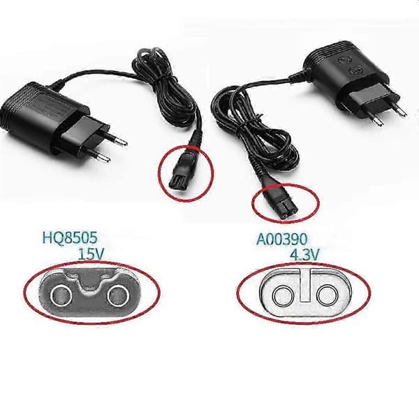 4.3V A00390 Erstatningsoplader til Philips One Blade med EU-stik strømadapter