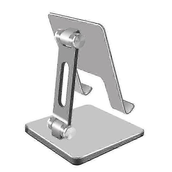 Tabletstander til skrivebord, stabil tabletholder med aluminiumsbase