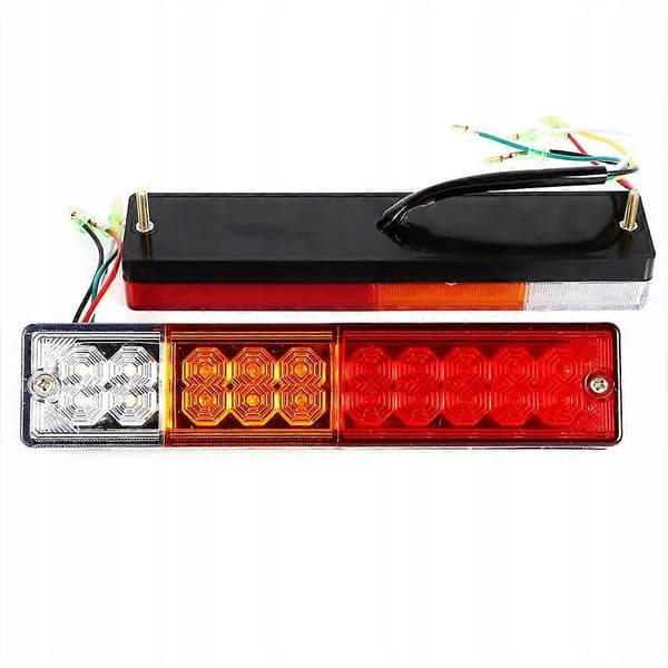 Par baglygte trailer kombineret LED 24V