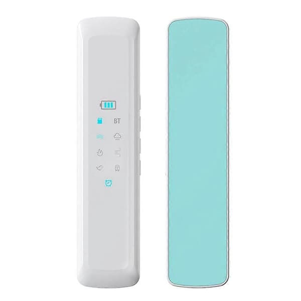 Bluetooth søvnlydmaskin benledning høyttaler pute under hvit støy søvnmonitor søvnhøyttaler Blue & white