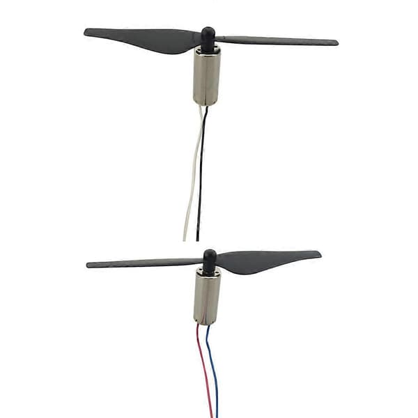 7.4V 8520 8.5x20mm Mini Børstet Kjerneløs Motor med Propeller for DIY Quadcopter