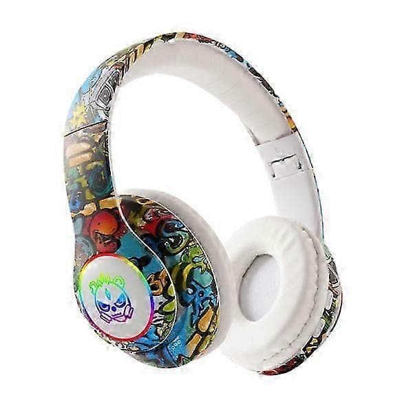 Trådlöst headset med blixtljus hörlurar för barn bekväma