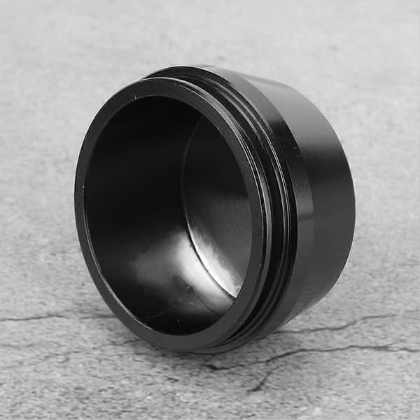 4 stk. 56 mm/2,2 tommer universelt hjulfælg-navkapsel navdæksel aluminium modificeret del (sort)