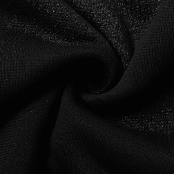 Dame Juleelg Strikket Sweater - Festlig Vinter Pullover Black L