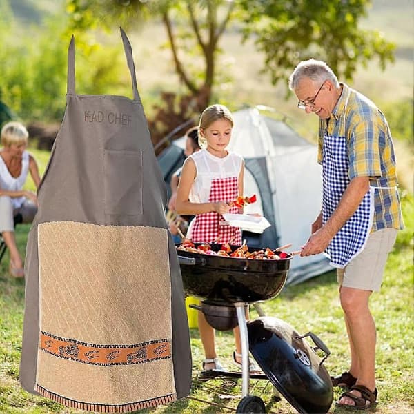 Kockens skämtförkläde, matlagnings- och grillförkläde för män B 1pcs