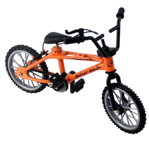 Mini cykelmodel til børn drenge, cykelmodel til hjem og skrivebord Orange