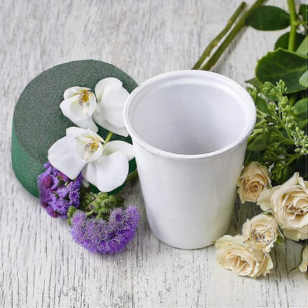 Blomsterskum Rund Blomsterarrangemangssats Skumblock För Bröllop