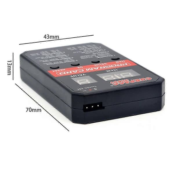 SURPASS HOBBY V2 LED Programkort for ESC Hastighetsregulator RC Bil 26s