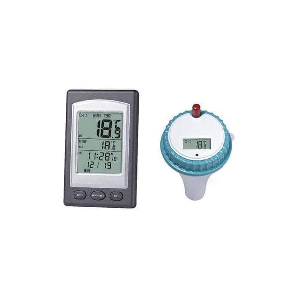 Trådlös termometer, trådlös digital pooltemperaturmätare för simvatten, poolspa och bad