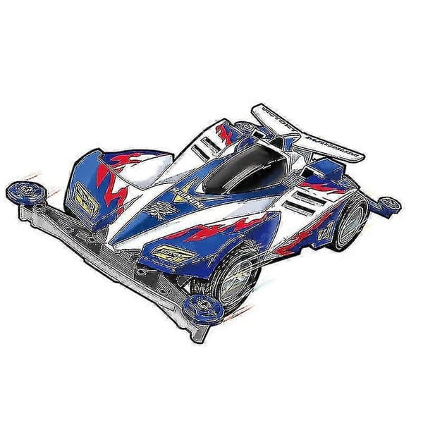 Sort Ares S2 Chassis Spider King Samlet Firehjulstrukket Model Firehjulstrukket Brødre Modificeret Racer Legetøjsbil