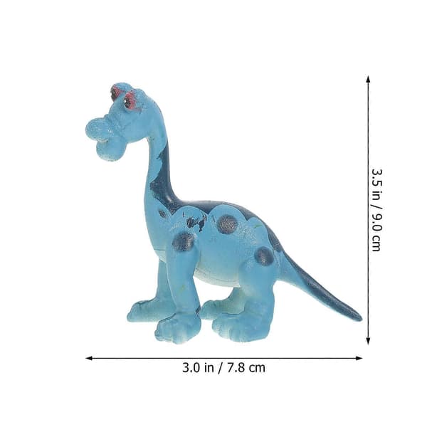Simulering Dinosaur Leker PVC Dinosaur Modeller for dekorasjon 6 stk leker