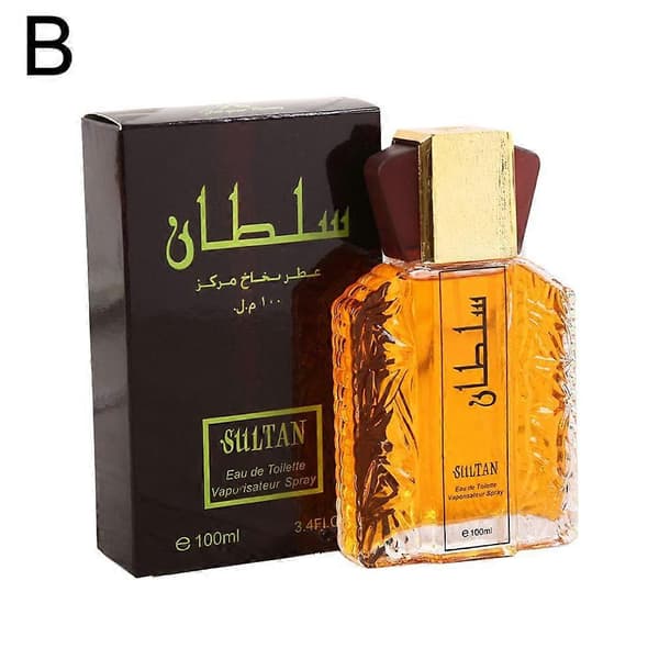 SULTAN Dubai Parfyme For Menn Elegant Langvarig Eau de Toilette Spray Black