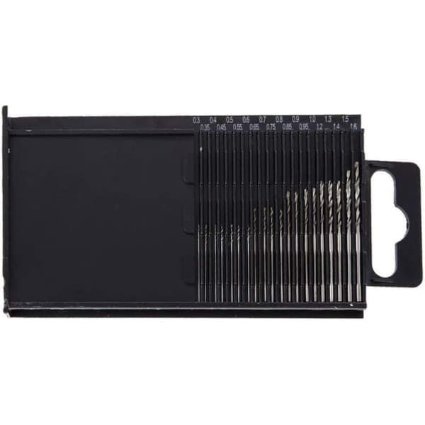 0,3mm-1,6mm HSS Mini Spiralborr Sett 20stk