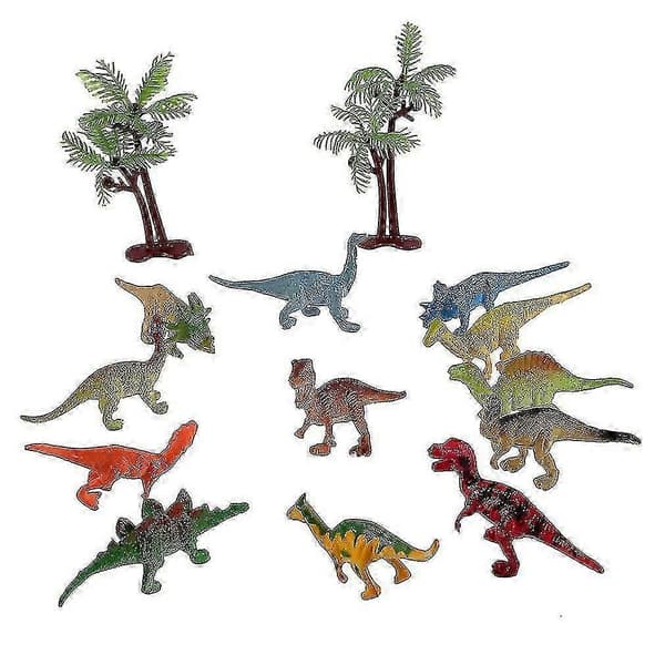 Lysende dinosaurmodel legetøj, lysende dyrefigur, dinosaurlegetøj til børn