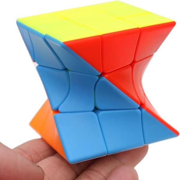 Cube Twist Stickerless Speed Cube Vaalea Väri Taikapalapeli Lelu