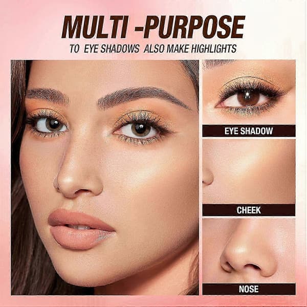 Liquid Glow Flytende Highlighter & Illuminator Sminkekorrektor - Langvarig Lysende Glød Lett Duggete Finish, Glow Getter E