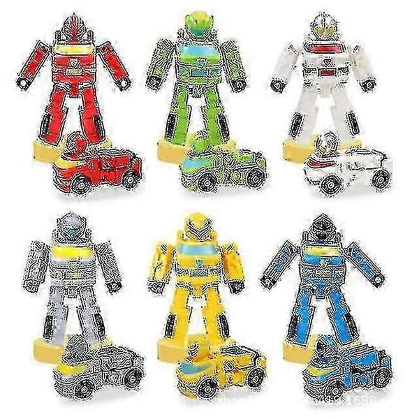 Barnas Ultraman Transformer Leketøy Transformerende Bil Transformerende Robot Leketøy Trygt og Topp Kvalitet Blue