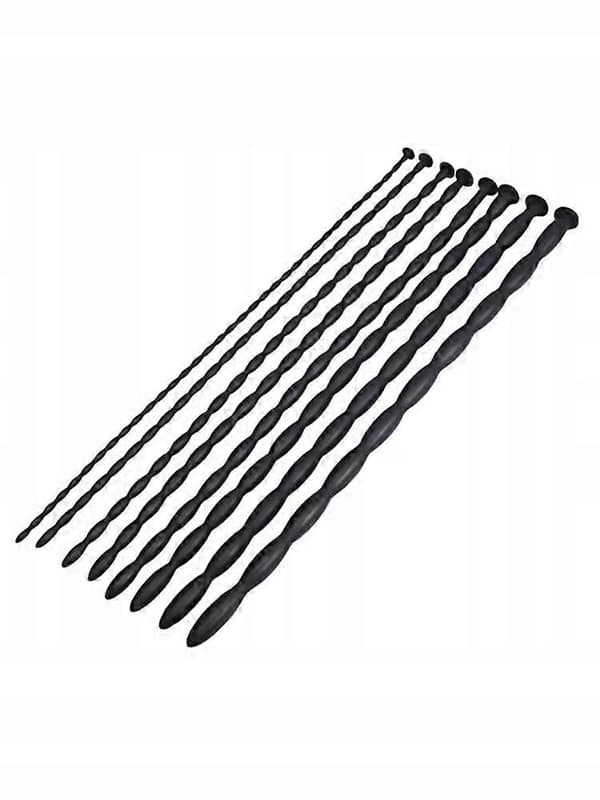 Uretral Dilator Set, Silikon Dilatorer, 8 Delar Komplett