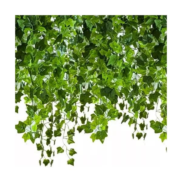 2026 seneste eksplosion 25 meter Vedbend Guirlande / Løvguirlande - 2m lang Grøn Green Grön