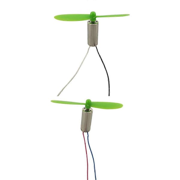 7.4V 8520 8.5x20mm Mini Børstet Kjerneløs Motor med Propeller for DIY Quadcopter