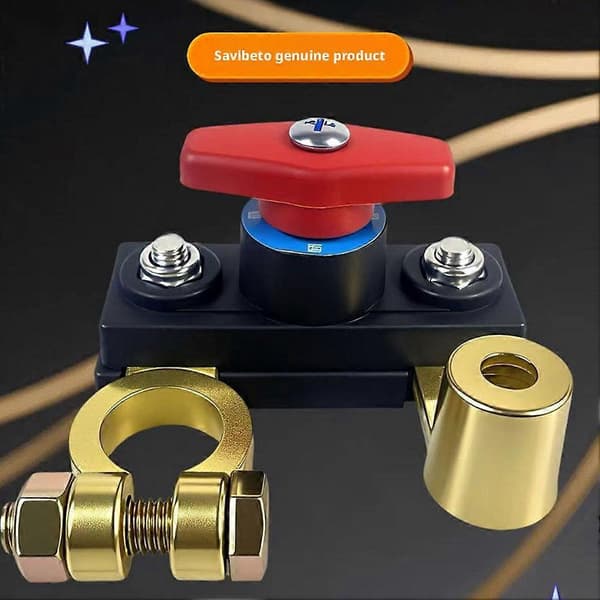 Universal batteri afbryder 12V 24V Bil Lastbil Autocamper Traktor Strømafbryder Copper