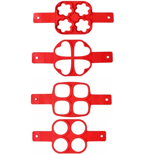 Praktisk stekepanneform for pannekaker, egg (anti-varme)