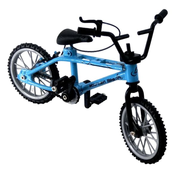 Mini cykelmodel til børn drenge, cykelmodel til hjem og skrivebord Blue