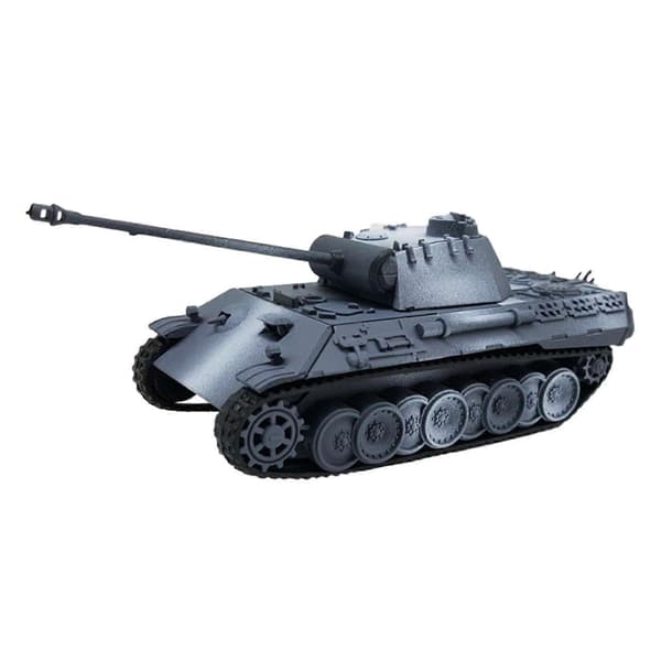 1:72 Skala 4D Tank Model Samlerobjekt DIY Saml Festgaver Miniatur Tank Gray