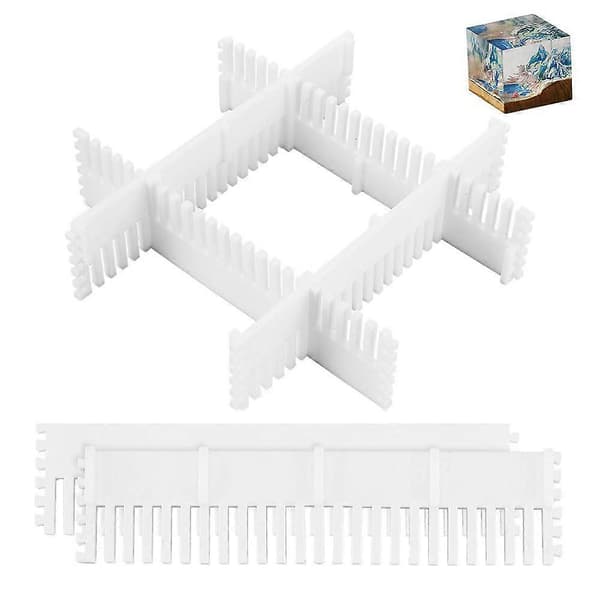 Rektangulär silikonform fast ram DIY-form hantverksverktyg vit 253x60x10mm