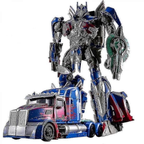 Transformerende leker Optimus Prime-leke, deformert bilrobot, actionfigur deformasjonsmodell, transformerende legeringsrobotleke fest bursdagsgaver til barn