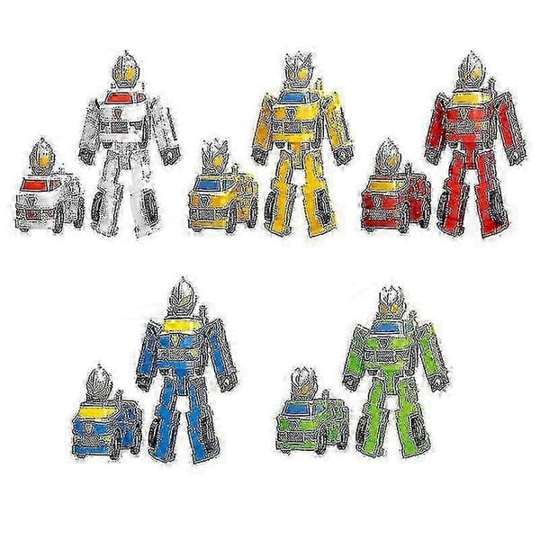 Barnas Ultraman Transformer Leketøy Transformerende Bil Transformerende Robot Leketøy Trygt og Topp Kvalitet White