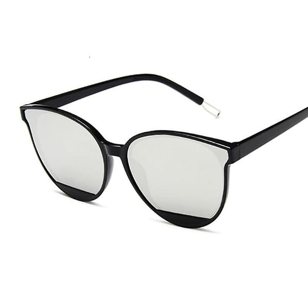 Kvinnor - Mode Klassiska Glasögon Uv400 Solglasögon Silver