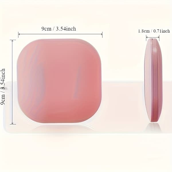 5X Magnifying Makeup Mirror with Light - Compact Rechargeable Mirror with LED Light, Touch Control, USB-C