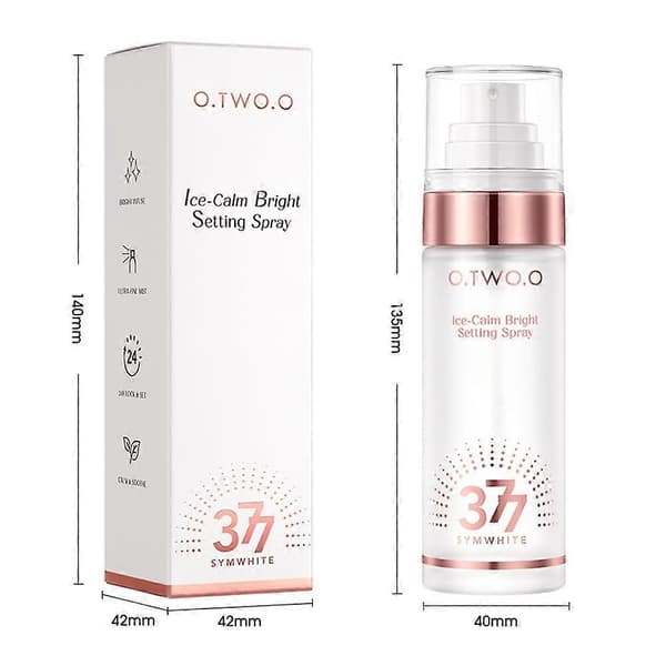 O.TWO.O Ice-Calm Setting Spray - 80ml 12H Långvarig & Vattentät