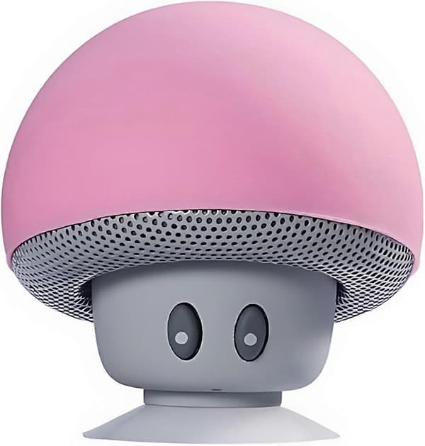 Bærbar Bluetooth-højttaler, Svampe-højttaler, Bluetooth V2.1 med sugekop, Kompatibel med iPad, iPhone, Android-telefoner