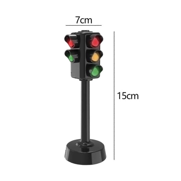 Simuleret trafiklys, simulationslegetøj, mini videnskabseksperiment, sikkerhed C