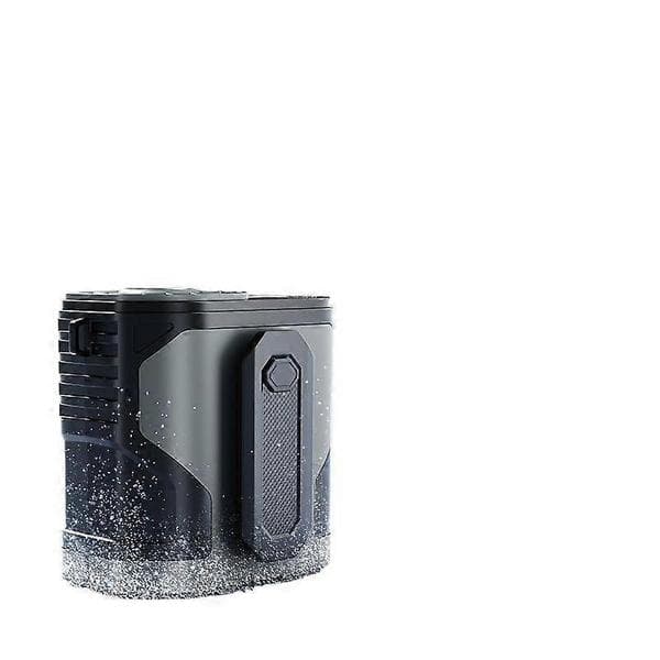 Digitaalinen näyttö vyötärötuuletin handsfree taskulampulla Gray