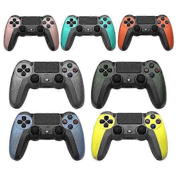 Ps4 Gamepad Trådløs Bluetooth Controller Vibration 6 Akse Joysticks Til Ps4/slim/ Manette Ps4 Led Lys Gamepad Fuld Funktion T6 Blue