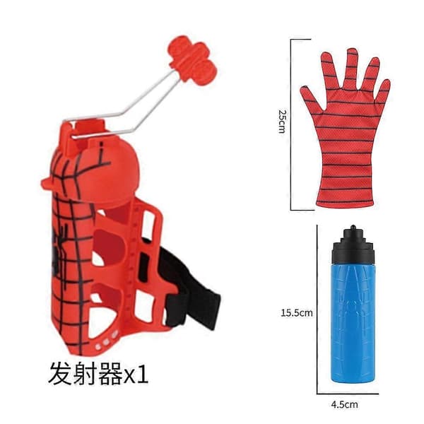 Spider-man Handske Web Shooter Hero Launcher Handledsleksaksset Spiderman Armskydd Leksaker
