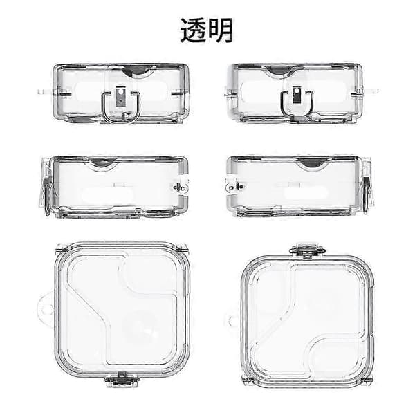 Etui til Nothing Ear 2, beskyttende PC hard Nothing Ear 2-etui med stropp Transparent
