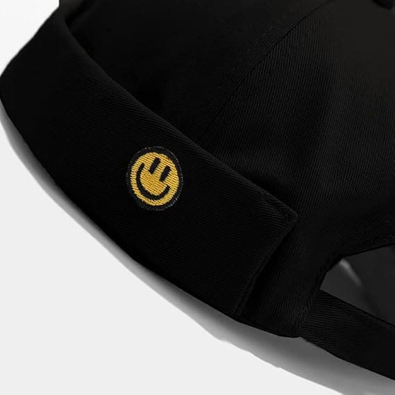 Unisex Docker Cap Mössor Skullcap Beanie Worker Sailor Cap Brimless Cap Retro Rolled Cuff Skull Caps med justerbar