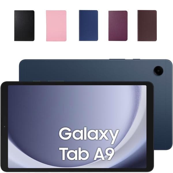 2026 seneste eksplosion Samsung Galaxy Tab A9 etui cover - Sort Sort_max Sort Black Black