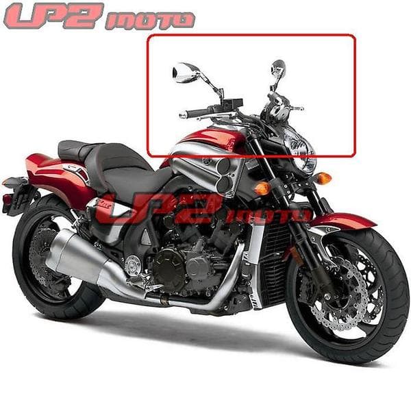 Passer til Yamahas nye Big Devil 1700 VMX17 V-MAX 09-16 bakspeil Bakspeil Chromium plating