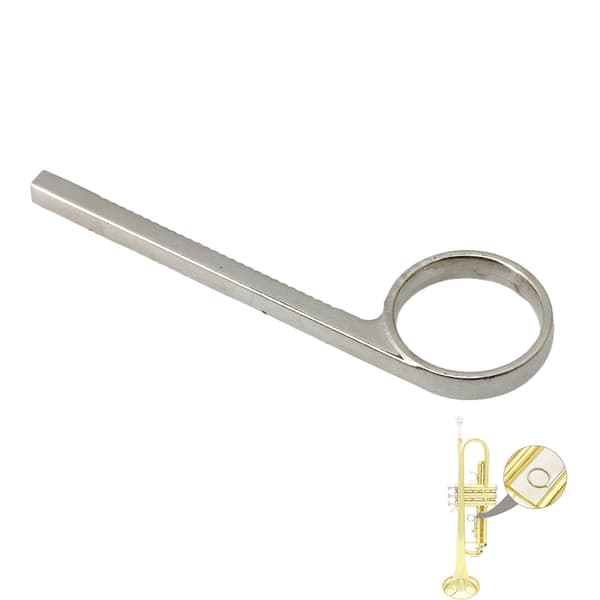 10 x Sølv B Trompet Ventil Slide Fingerringe Reservedele