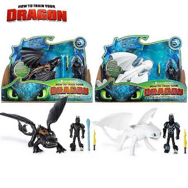 Dragetreneren 3, HIKKE og TANNLØS Actionfigur Bursdagsgave E White