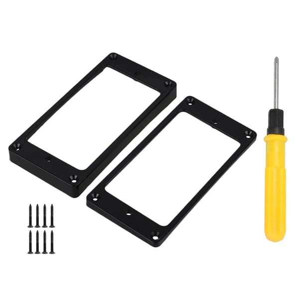 Elgitarr Pickup Ramar Monteringsringar Set om 2 med Skruvmejsel
